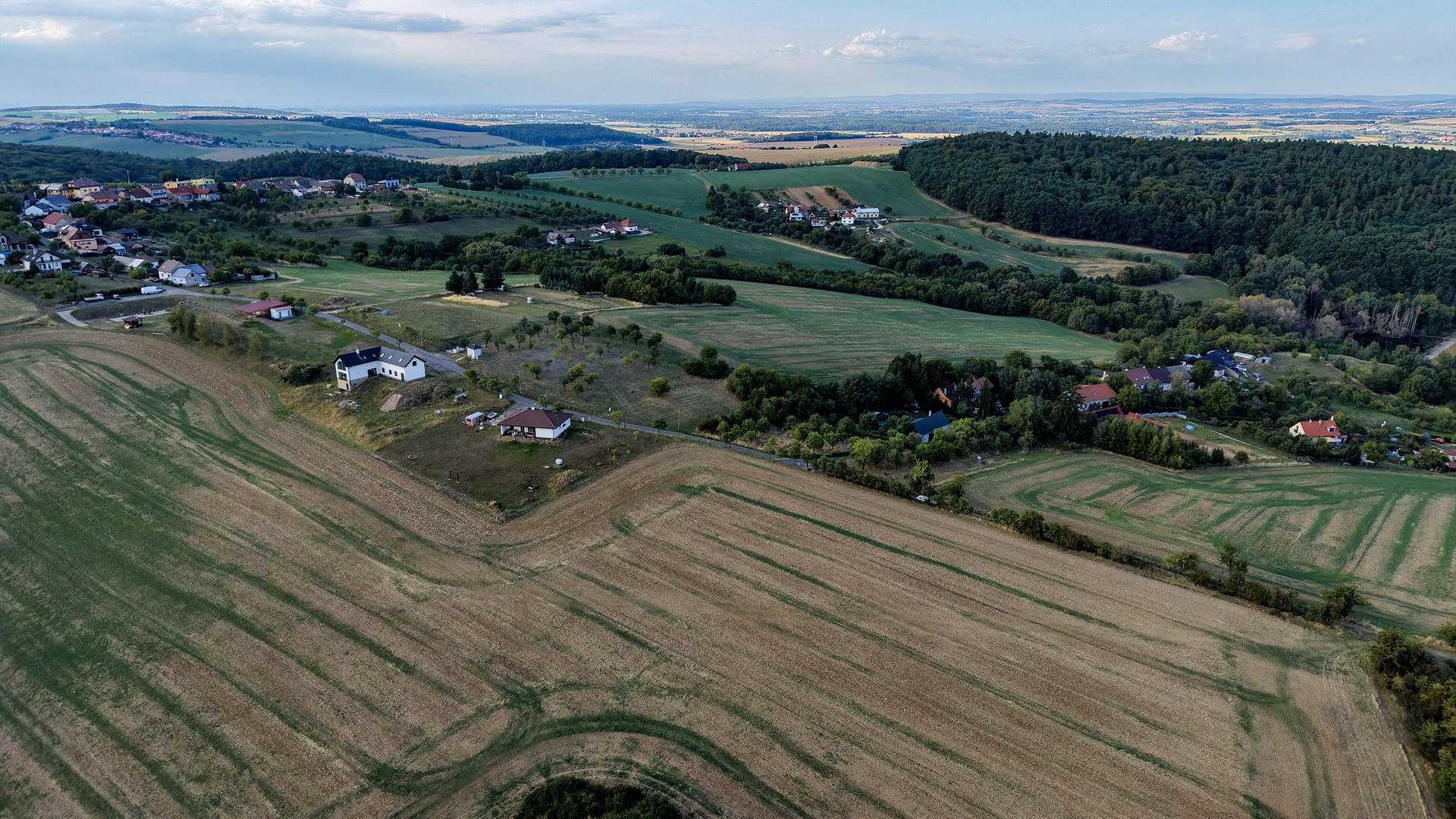 Prodej zasíťovaného stavebního pozemku, 1225 m2, Nová Dědina, Kvasice, Kroměříž