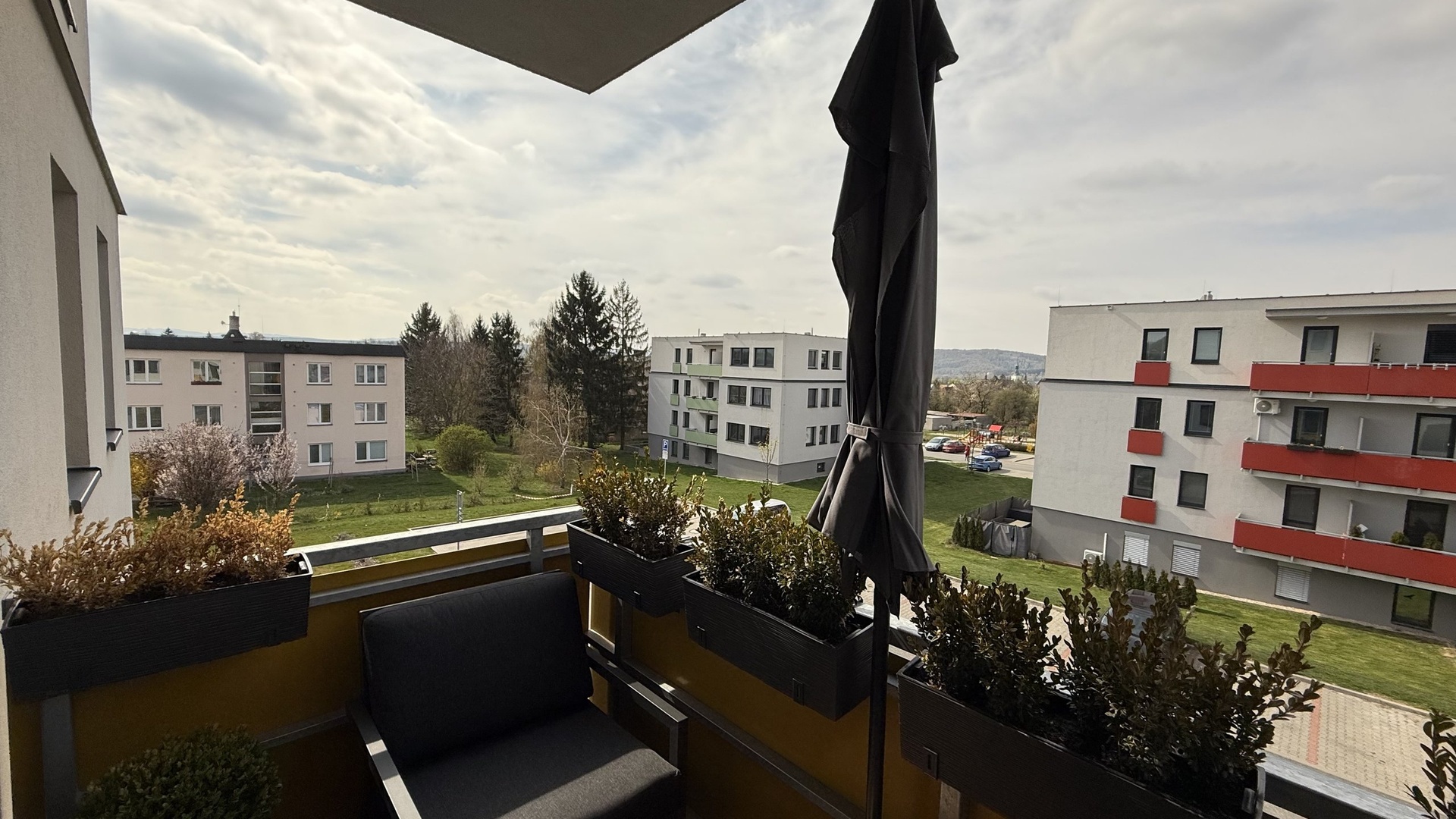 Prodej moderního bytu 3+kk, 68 m2, novostavba, 2x balkón, sklep, 2x parkovací místo, Horní Ves, Fryšták