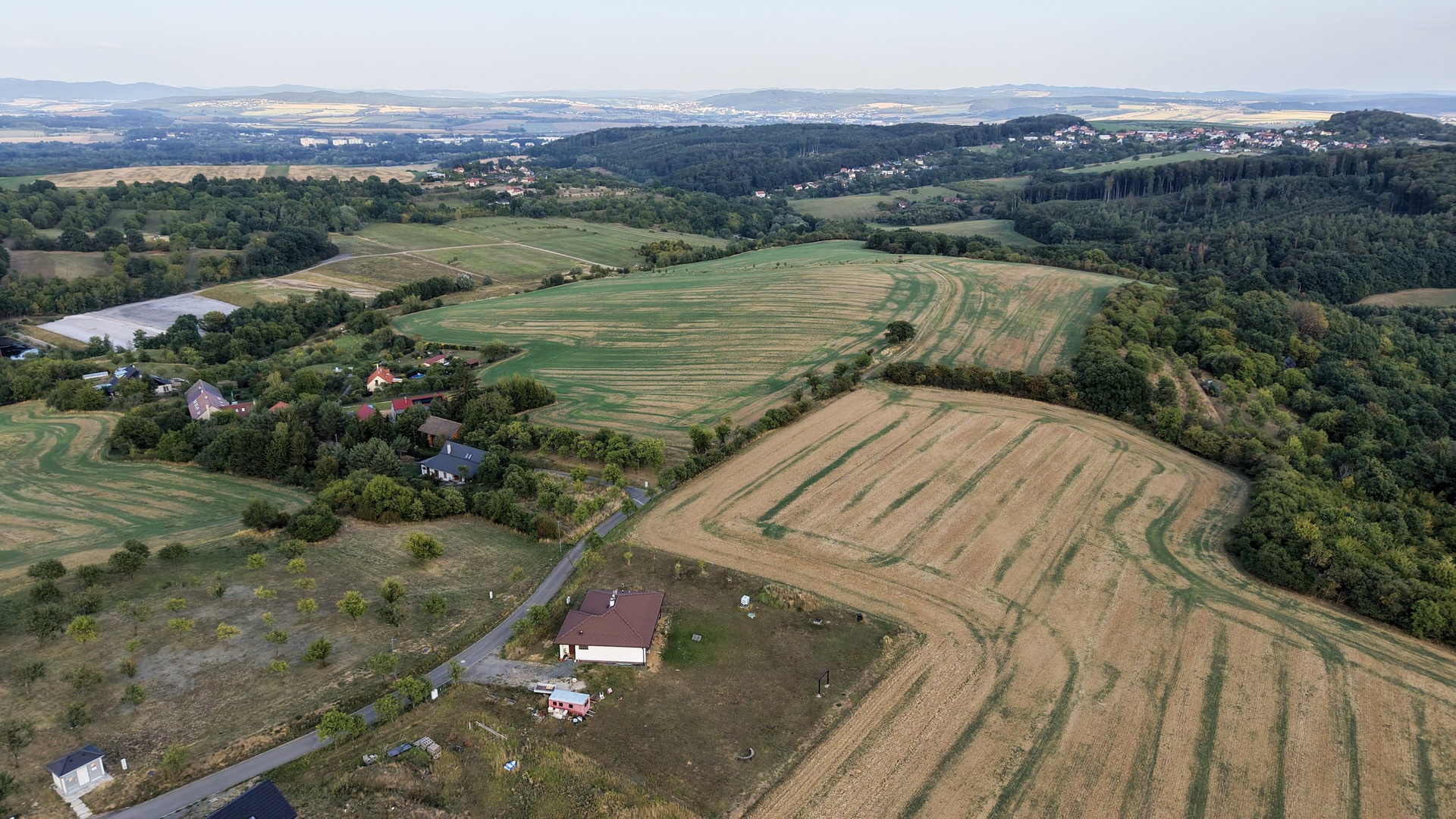 Prodej zasíťovaného stavebního pozemku, 1154 m2, Nová Dědina, Kvasice, Kroměříž