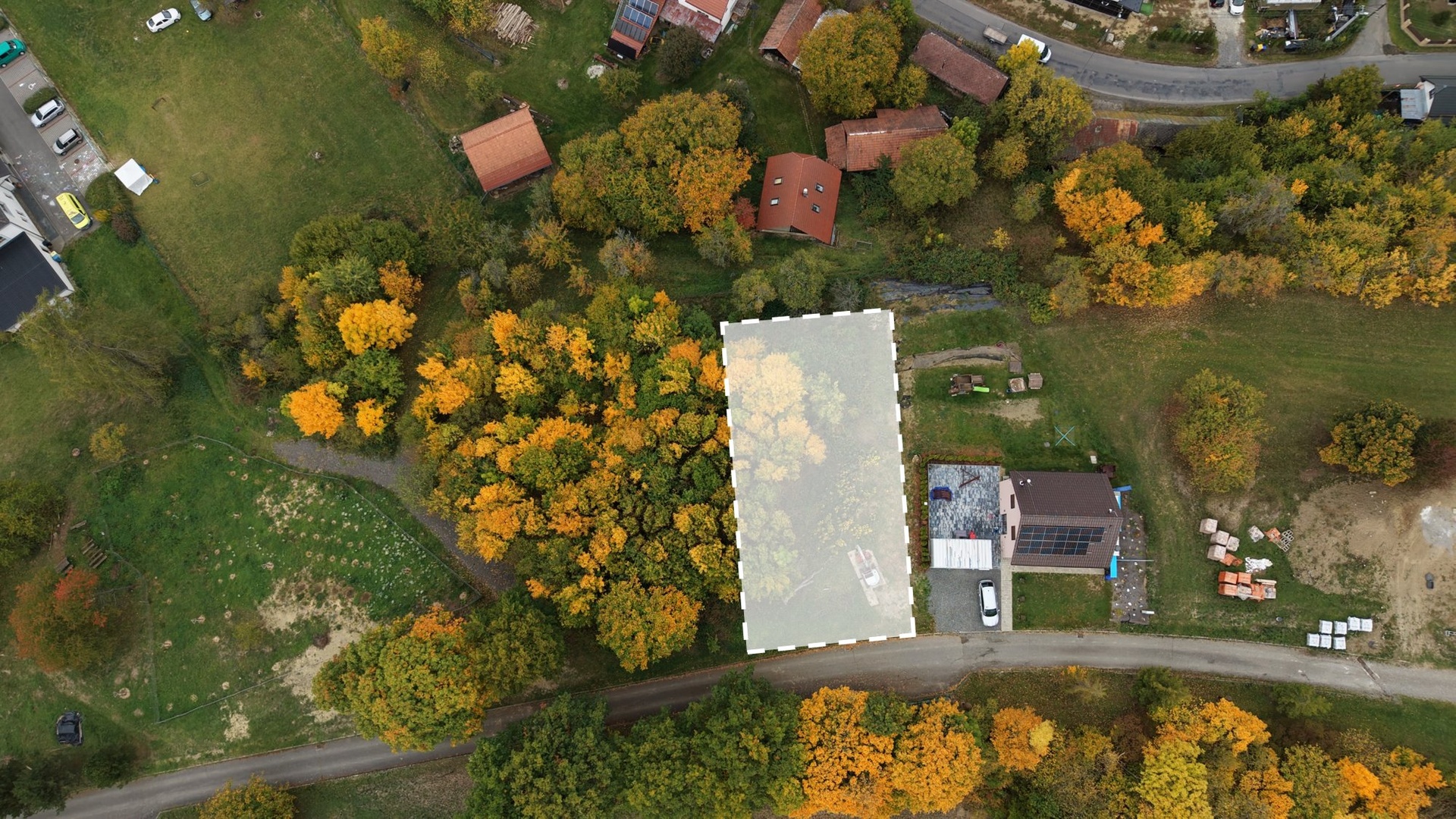 Prodej stavebního pozemku 750 m2, kompletně zasíťováno, Kašava, Hostýnské vrchy