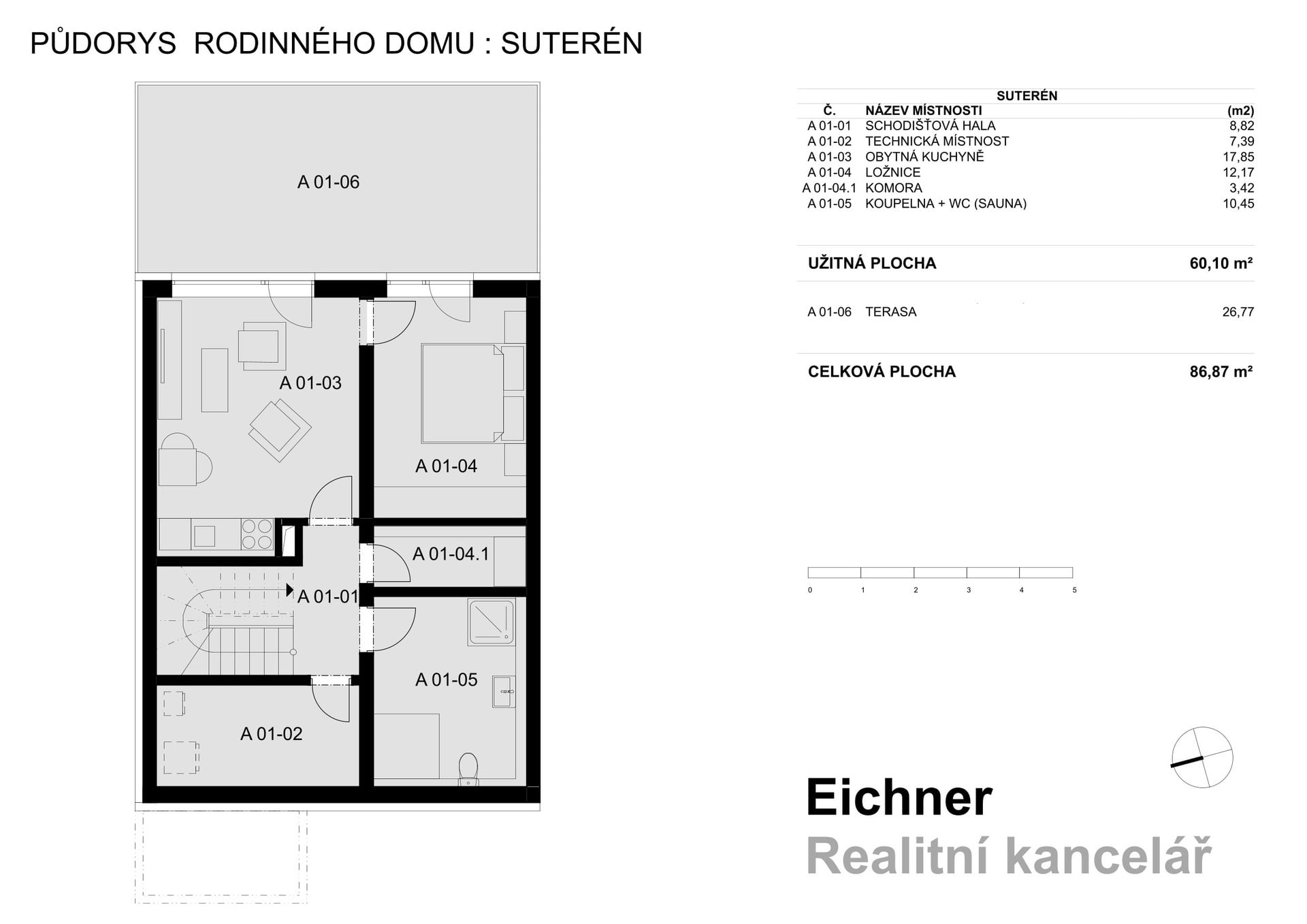 Pronájem RD 6+2, 234 m2, zahrada, terasa, lodžie, garáž, parkování, Pod Stráněmi, Zlín