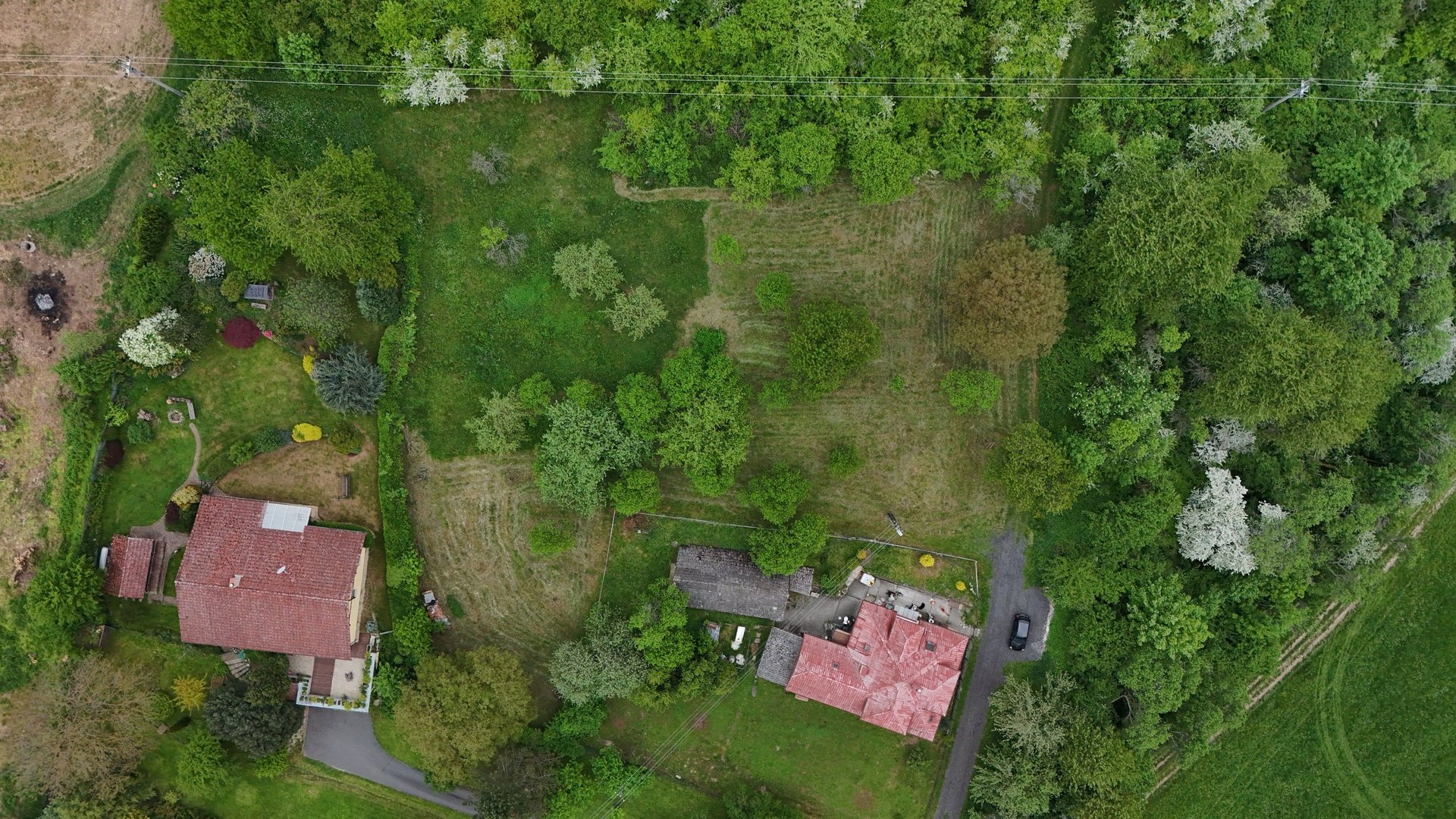 Prodej zasíťovaného stavebního pozemku , 2620 m2, Kostelec u Zlína, Zlín