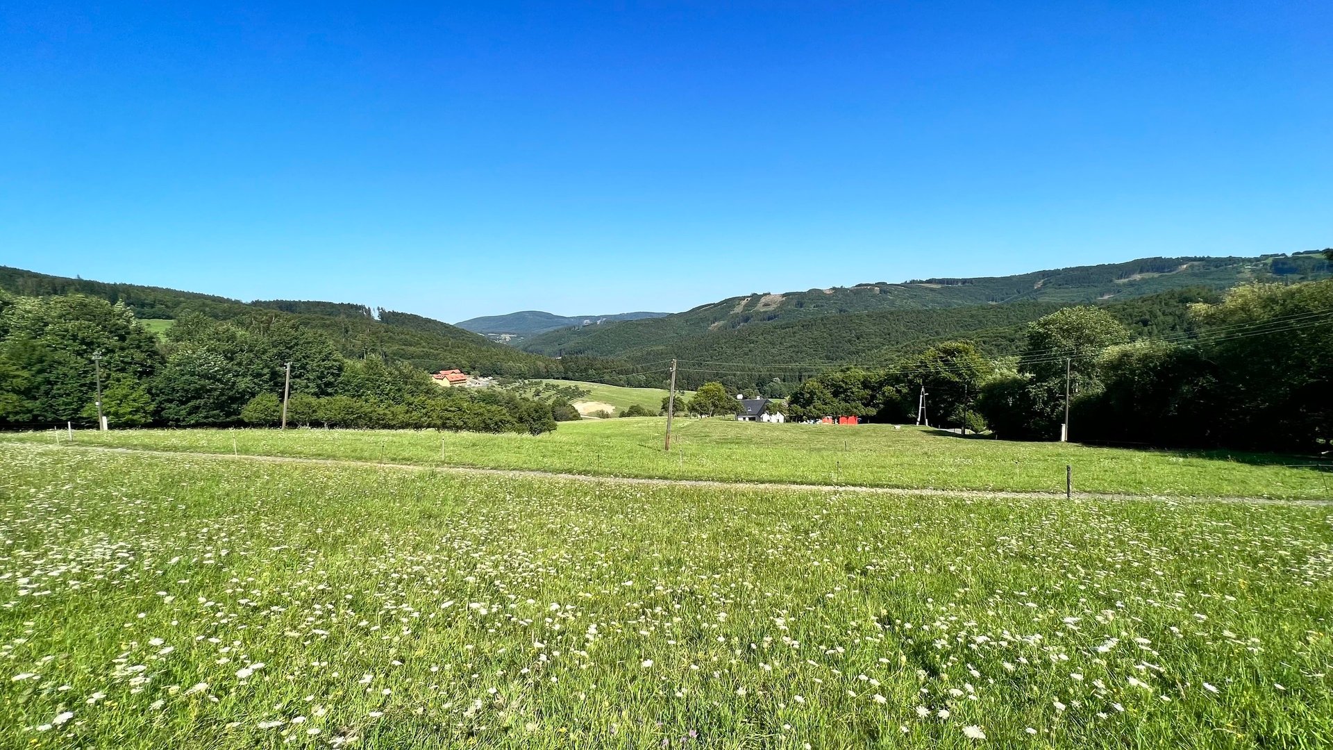 Prodej stavebního pozemku 5 950 m2, pastviny, lokalita Chmelinec, Vyškovec, Bílé Karpaty