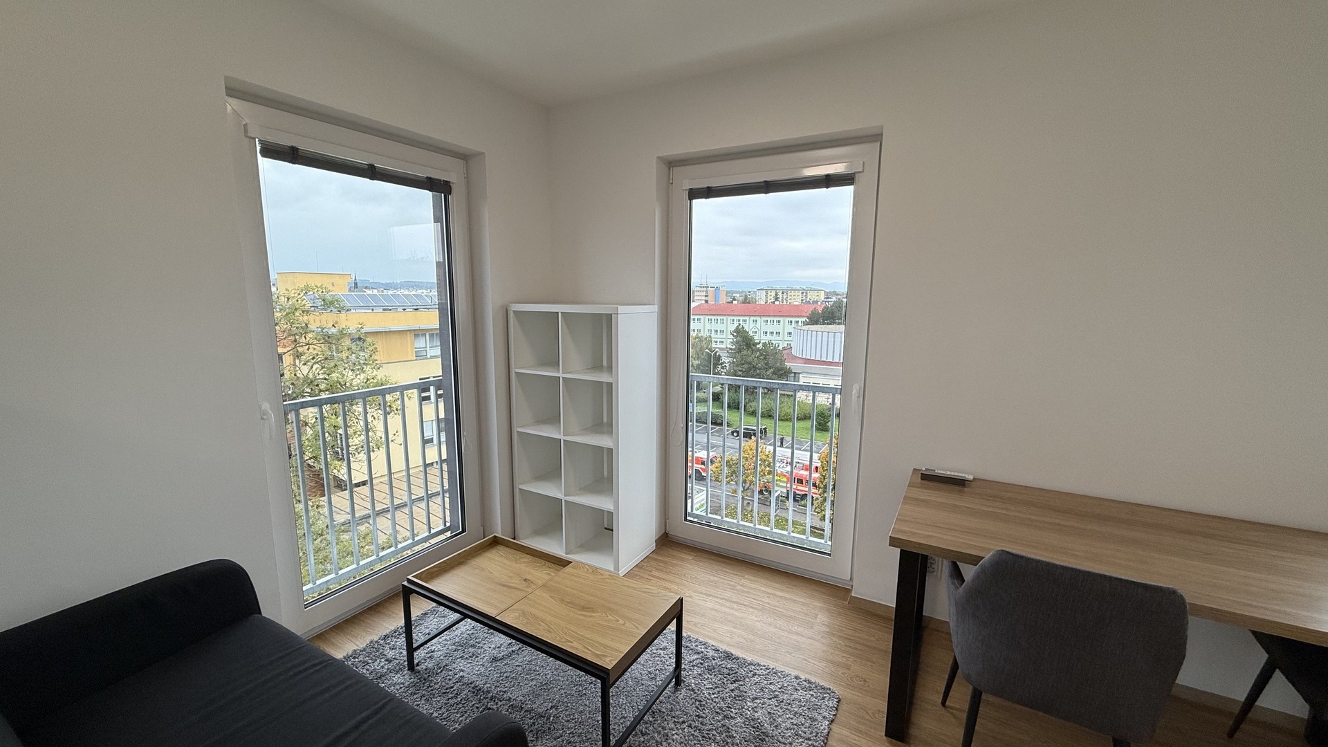 Pronájem nového bytu 1+kk, 32 m2, klimatizace, sklep, rezidence Čechova, Přerov