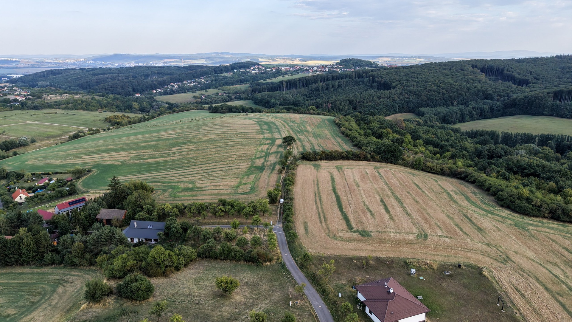 Prodej zasíťovaného stavebního pozemku, 2379 m2, Nová Dědina, Kvasice, Kroměříž